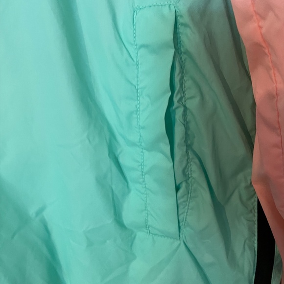 NEW Copper Rivet Denim Factory Half Zip Hooded Multicolored Windbreaker, Large - Picture 8 of 10